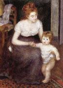 Pierre Renoir The First Step oil on canvas